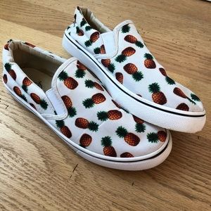 Pineapple Slip ons